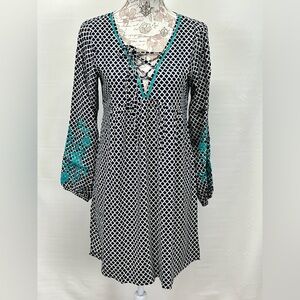 🛍️ THML Embroidered beach‎ cover casual dress size S